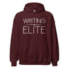 Hoodie Classic - Writing Elite white Maroon ein Produkt von SCHIETKRAM