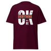 T-Shirt Classic - Everything will be OK Maroon ein Produkt von SCHIETKRAM