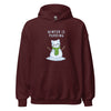 Hoodie Classic - Weihnachts-Katze Schnee by Wanderkraehe Maroon ein Produkt von SCHIETKRAM