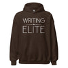 Hoodie Classic - Writing Elite white Dark Chocolate ein Produkt von SCHIETKRAM