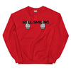 Sweatshirt - Still Smiling black Red ein Produkt von SCHIETKRAM