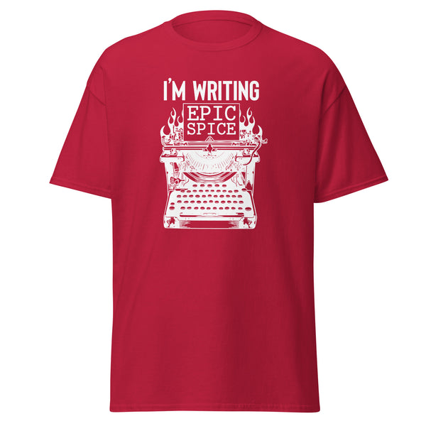 T-Shirt Classic - I'm writing epic spice white Cardinal ein Produkt von SCHIETKRAM