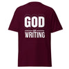 T-Shirt Classic - God of Writing Maroon ein Produkt von SCHIETKRAM