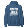 Hoodie Classic - Buchidee Loading white Indigo Blue ein Produkt von SCHIETKRAM