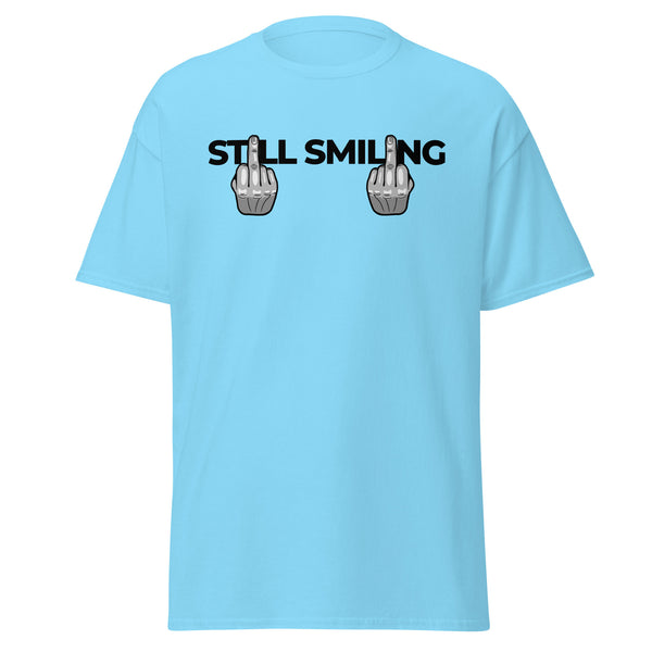 T-Shirt Classic - Still Smiling black Sky ein Produkt von SCHIETKRAM
