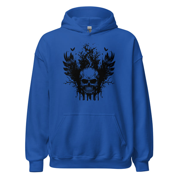 Hoodie Classic - Angry Skull Royal ein Produkt von SCHIETKRAM
