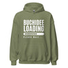 Hoodie Classic - Buchidee Loading white Military Green ein Produkt von SCHIETKRAM