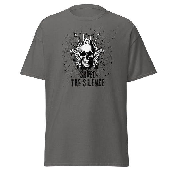 T-Shirt Classic - Shred the Silence Charcoal ein Produkt von SCHIETKRAM
