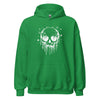 Hoodie Classic - Melting Skull white Irish Green ein Produkt von SCHIETKRAM