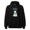 Hoodie Classic - Weihnachts-Katze Schnee by Wanderkraehe Schwarz ein Produkt von SCHIETKRAM