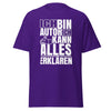 T-Shirt Classic - Ich kann alles erklären white Purple ein Produkt von SCHIETKRAM