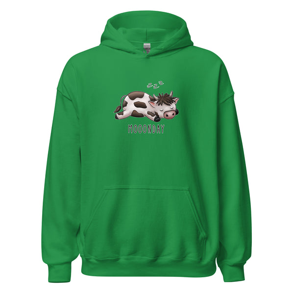 Hoodie Classic - Mooonday by Wanderkraehe Irish Green ein Produkt von SCHIETKRAM