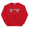 Sweatshirt - Still Smiling white Red ein Produkt von SCHIETKRAM