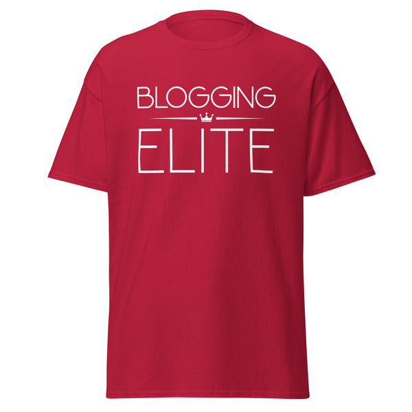 T-Shirt Classic - Blogging Elite white Cardinal ein Produkt von SCHIETKRAM