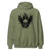 Hoodie Classic - Angry Skull Military Green ein Produkt von SCHIETKRAM