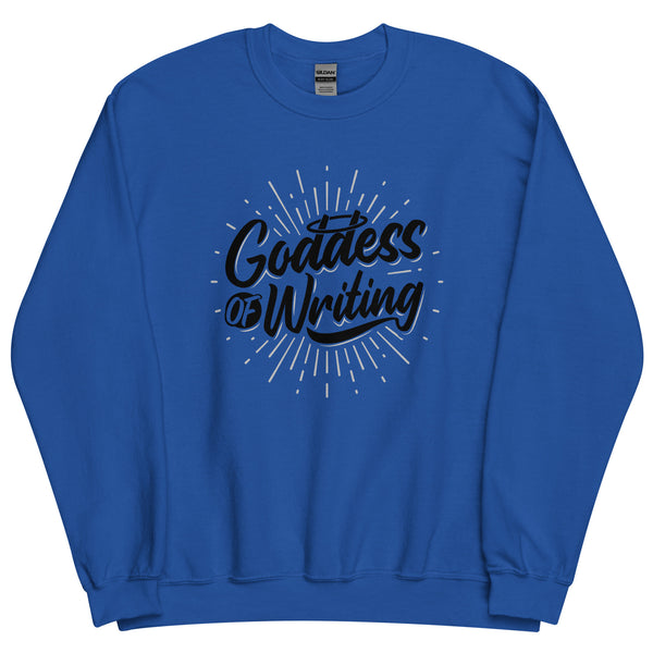 Sweatshirt - Goddess of Writing black Royal ein Produkt von SCHIETKRAM