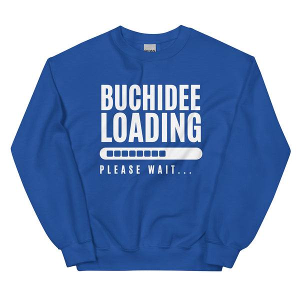 Sweatshirt - Buchidee Loading white Royal ein Produkt von SCHIETKRAM