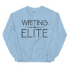 Sweatshirt - Writing Elite black Light Blue ein Produkt von SCHIETKRAM