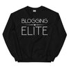 Sweatshirt - Blogging Elite white Schwarz ein Produkt von SCHIETKRAM