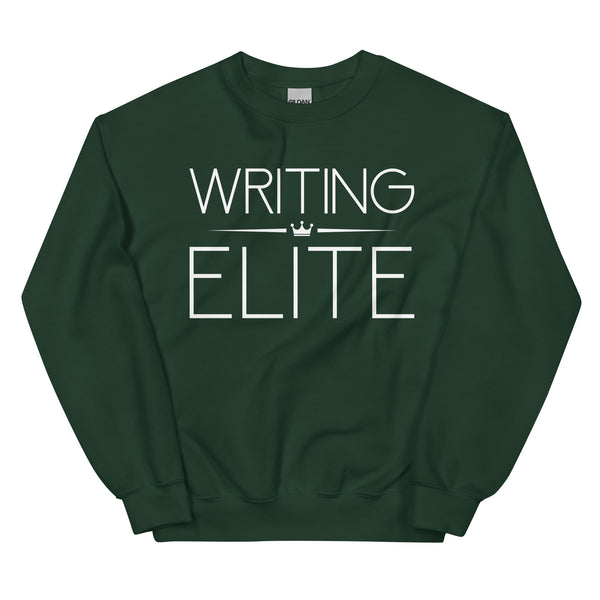 Sweatshirt - Writing Elite white Forest Green ein Produkt von SCHIETKRAM