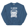 Sweatshirt - I'm writing epic spice white Indigo Blue ein Produkt von SCHIETKRAM