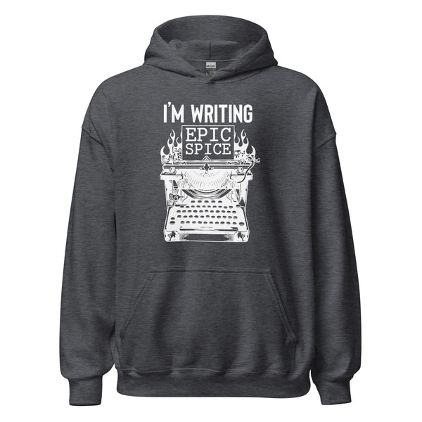 Hoodie Classic - I'm writing epic spice white Dark Heather ein Produkt von SCHIETKRAM