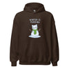 Hoodie Classic - Weihnachts-Katze Schnee by Wanderkraehe Dark Chocolate ein Produkt von SCHIETKRAM