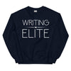 Sweatshirt - Writing Elite white Navy ein Produkt von SCHIETKRAM