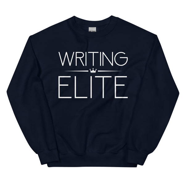 Sweatshirt - Writing Elite white Navy ein Produkt von SCHIETKRAM