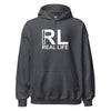 Hoodie Classic - Real Life white Dark Heather ein Produkt von SCHIETKRAM