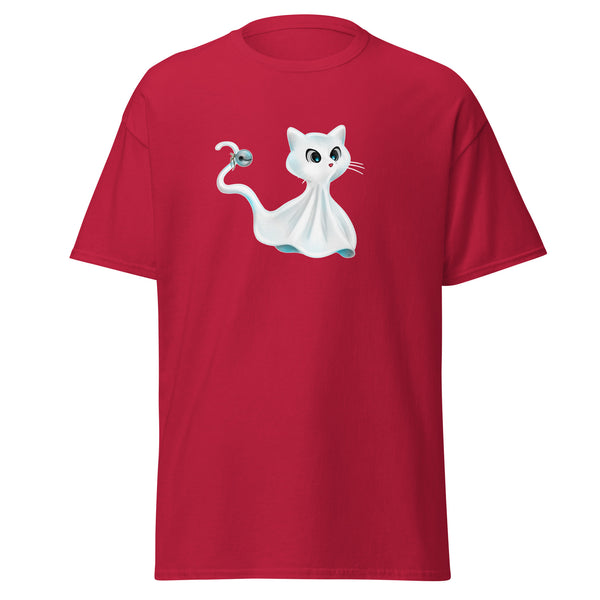 T-Shirt Classic - Ghost Cat by Wanderkraehe Cardinal ein Produkt von SCHIETKRAM