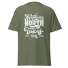 T-Shirt Classic - Anything worth having white Military Green ein Produkt von SCHIETKRAM