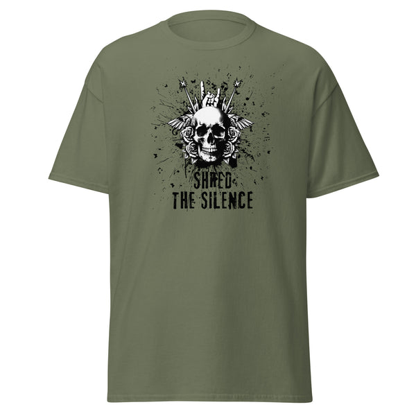 T-Shirt Classic - Shred the Silence Military Green ein Produkt von SCHIETKRAM