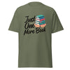 T-Shirt Classic - Just one more Book Military Green ein Produkt von SCHIETKRAM