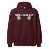 Hoodie Classic - Still Smiling white Maroon ein Produkt von SCHIETKRAM