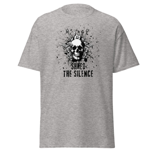 T-Shirt Classic - Shred the Silence Sport Grey ein Produkt von SCHIETKRAM