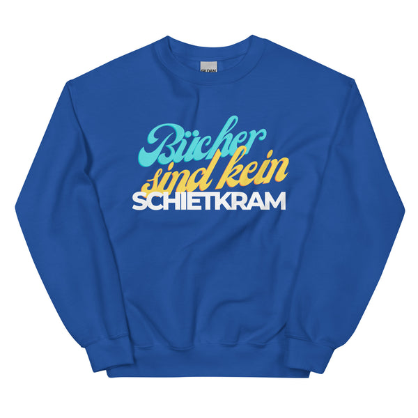 Sweatshirt - Bücher sind kein Schietkram white Royal ein Produkt von SCHIETKRAM