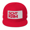 Snapback Hat - SCHTKRM 3D white Red ein Produkt von SCHIETKRAM