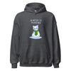 Hoodie Classic - Weihnachts-Katze Schnee by Wanderkraehe Dark Heather ein Produkt von SCHIETKRAM