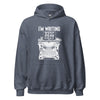 Hoodie Classic - I'm writing epic Shit white Heather Sport Dark Navy ein Produkt von SCHIETKRAM