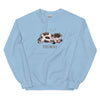 Sweatshirt - Mooonday by Wanderkraehe Light Blue ein Produkt von SCHIETKRAM