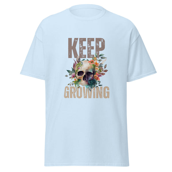 T-Shirt Classic - Keep Growing Light Blue ein Produkt von SCHIETKRAM