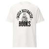 T-Shirt Classic - Easily Distracted by Books black White ein Produkt von SCHIETKRAM