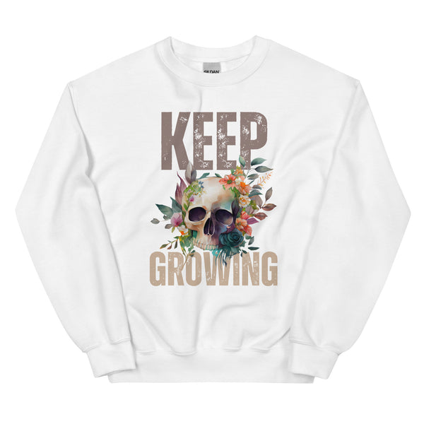 Sweatshirt - Keep Growing White ein Produkt von SCHIETKRAM