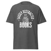 T-Shirt Classic - Easily Distracted by Books white Dark Heather ein Produkt von SCHIETKRAM
