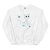 Sweatshirt - Ghost Cat by Wanderkraehe White ein Produkt von SCHIETKRAM
