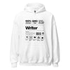 Hoodie Classic - Writer black White ein Produkt von SCHIETKRAM