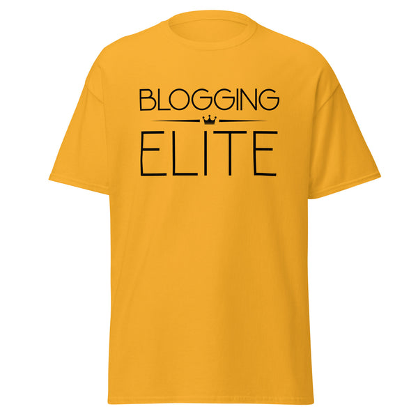 T-Shirt Classic - Blogging Elite black Gold ein Produkt von SCHIETKRAM
