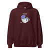 Hoodie Classic - Dino by Wanderkraehe Maroon ein Produkt von SCHIETKRAM