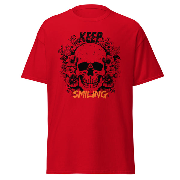 T-Shirt Classic - Keep Smiling Red ein Produkt von SCHIETKRAM